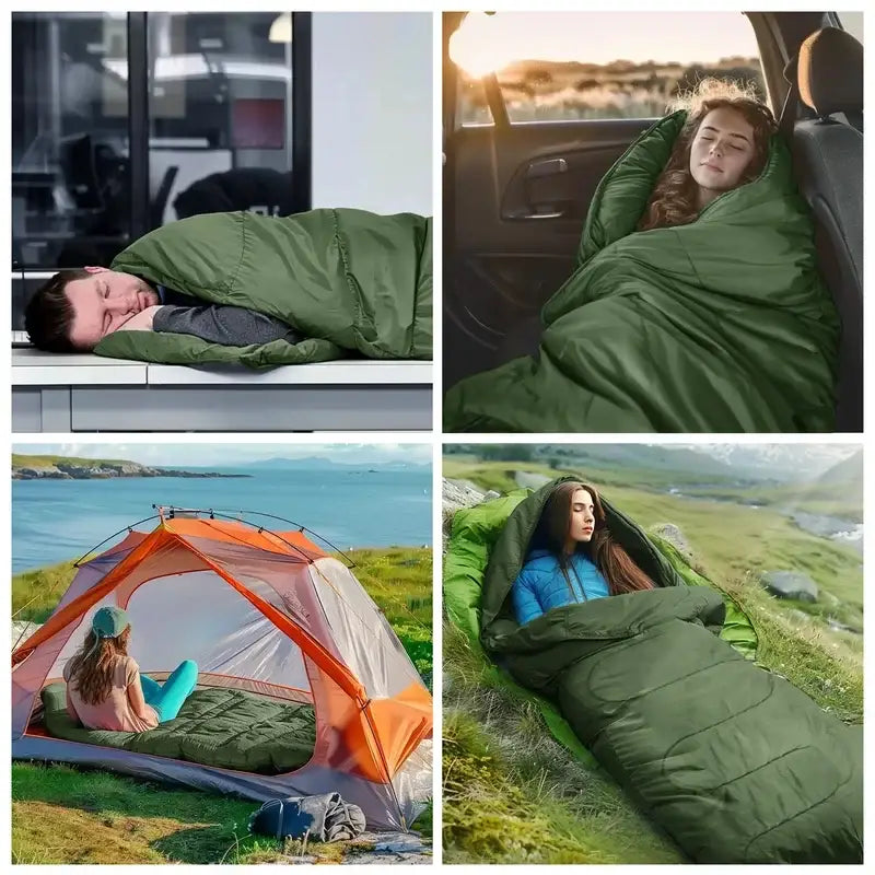 Ultralight Waterproof 4-Season Envelope Sleeping Bag - 睡袋