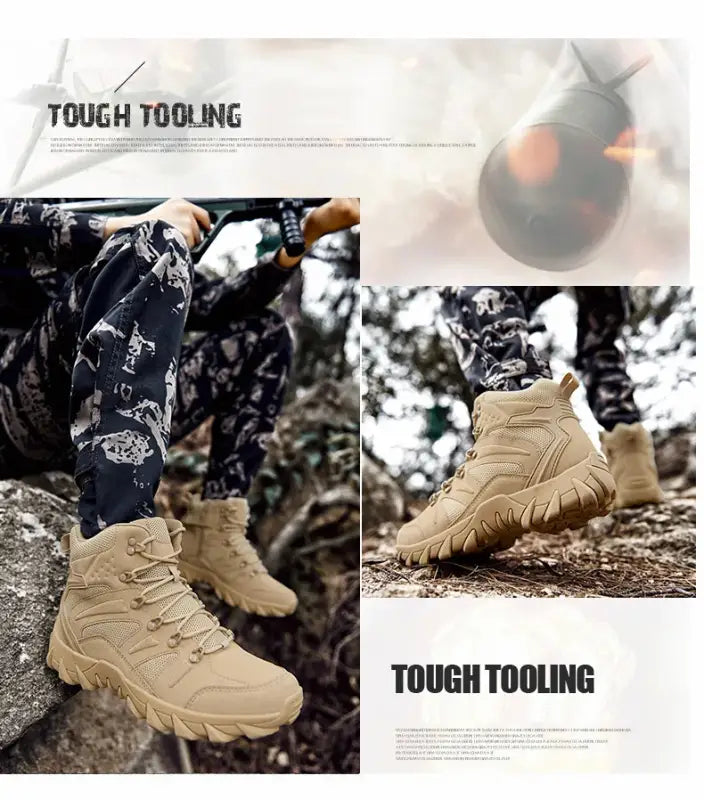 Upgraded Tactical Combat Boots - 户外鞋