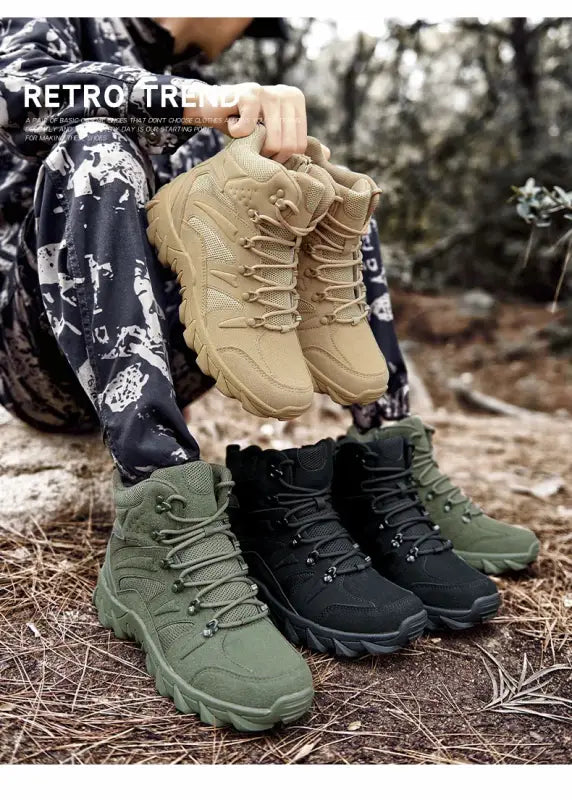 Upgraded Tactical Combat Boots - 户外鞋