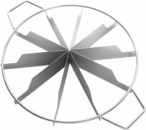 Stainless Steel Pie Cutter: 10-Slice Design for Pizza, Cookies & Pastries - Take Fire