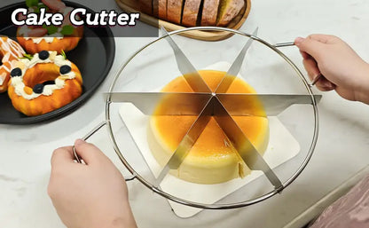 Stainless Steel Pie Cutter: 10-Slice Design for Pizza, Cookies & Pastries - Take Fire