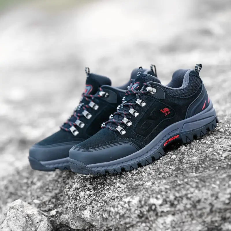 Waterproof Tactical Hiking Shoes - Black / 41 - 户外鞋