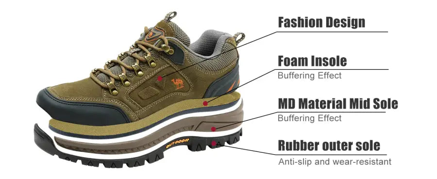 Waterproof Tactical Hiking Shoes - 户外鞋